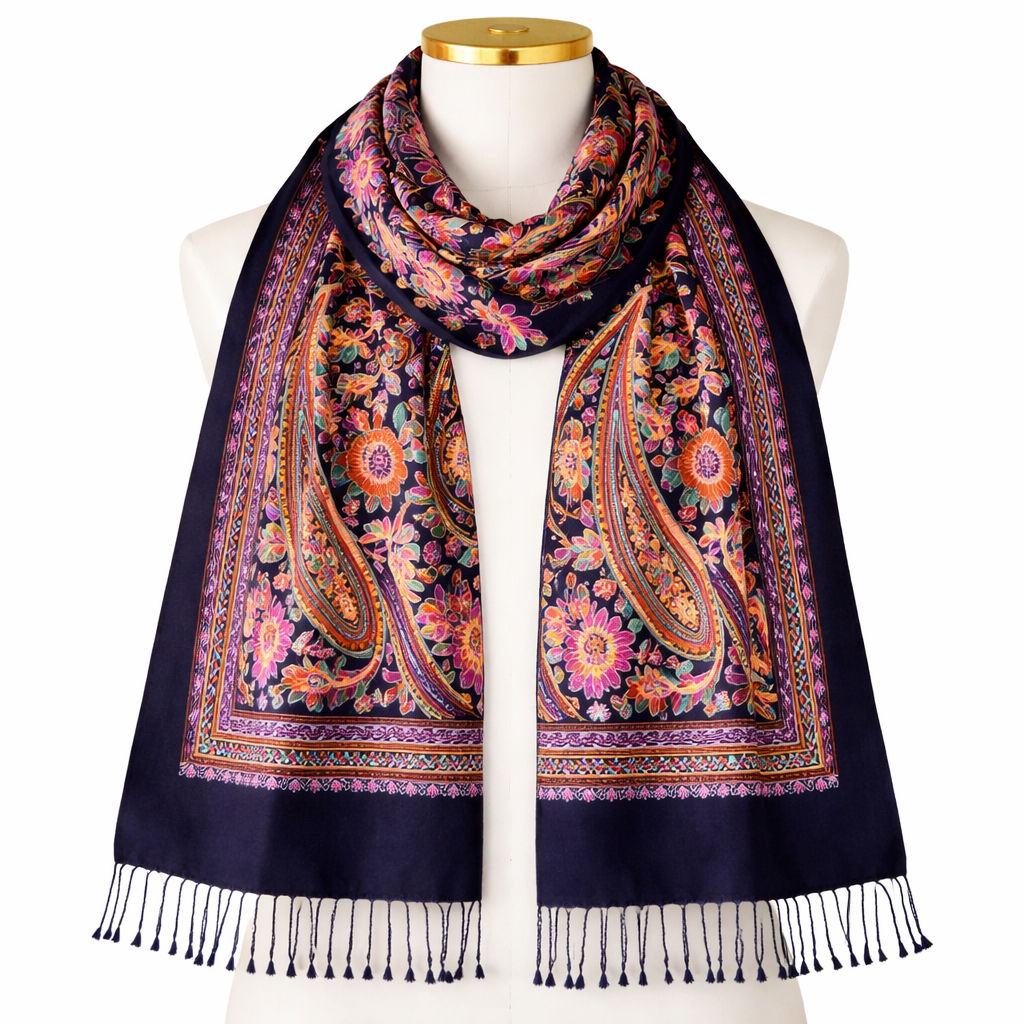 Kashmiri Zari Embroidery Shawl